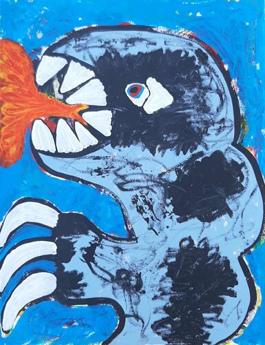 Außerirdischer böse by Kaweh Agah, Work on Paper for Sale on Singulart
