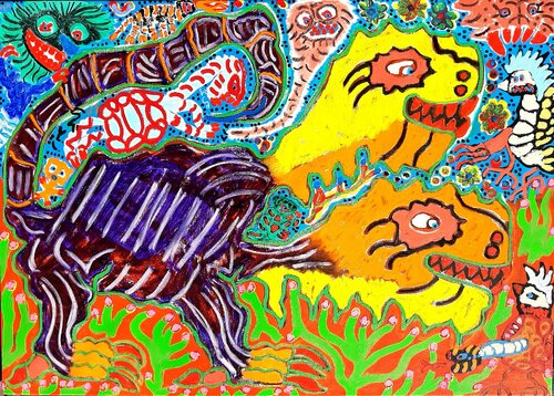 Zeiten des Wandels von Kaweh Agah, Malerei kaufen auf Singulart