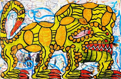 Fabelkreatur im Jetzt II Kaweh Agah