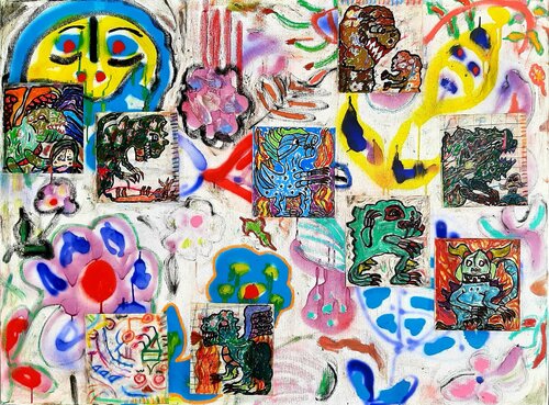 The Wall II by Kaweh Agah, 油畫 for Sale on Singulart