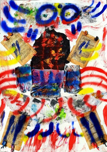 Khoshal II by Kaweh Agah, Work on Paper for Sale on Singulart