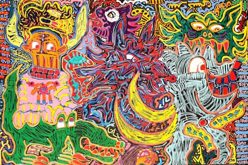 Rückkehr der Sickos de Kaweh Agah, Pintura a la venta en Singulart