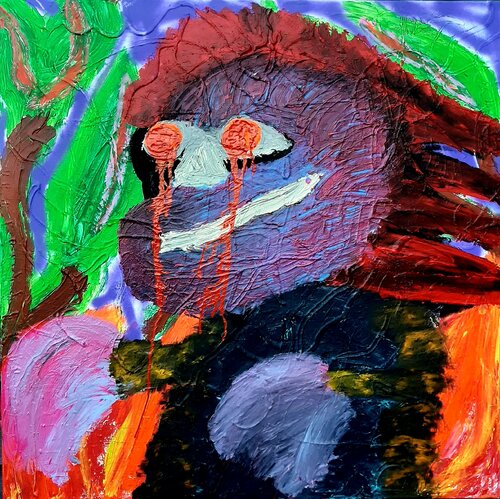 Feuerteufel van Kaweh Agah, Schilderij te koop op Singulart