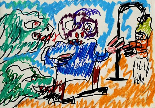 Untitled by Kaweh Agah, Work on Paper for Sale on Singulart