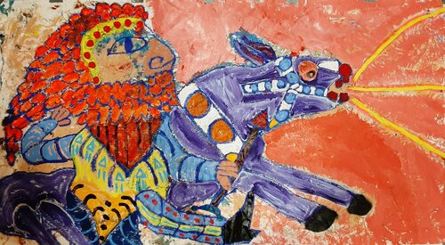 Darios Krieger von Kaweh Agah, Malerei kaufen auf Singulart