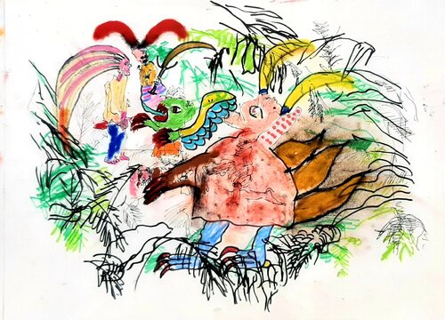 Untitled by Kaweh Agah, 소묘 for Sale on Singulart