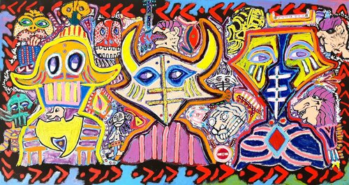 Rebellen Armee II de Kaweh Agah, Pintura a la venta en Singulart