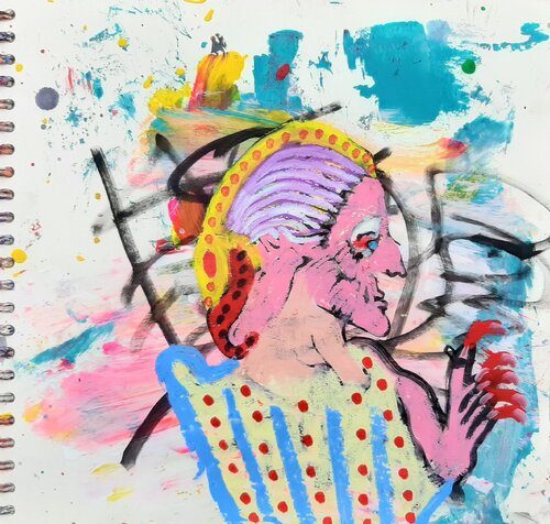 Untitled II by Kaweh Agah, 소묘 for Sale on Singulart