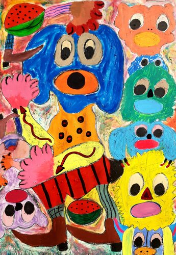 Sweeties III di Kaweh Agah, Pittura in vendita su Singulart