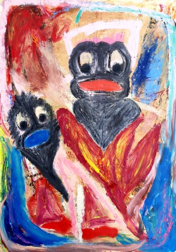 Teich Sweeties von Kaweh Agah, Malerei kaufen auf Singulart