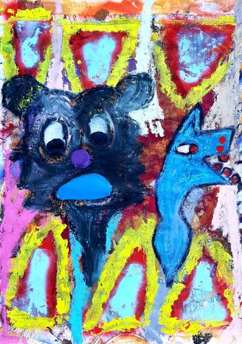 Sweety Shirt par Kaweh Agah, Peinture en vente sur Singulart