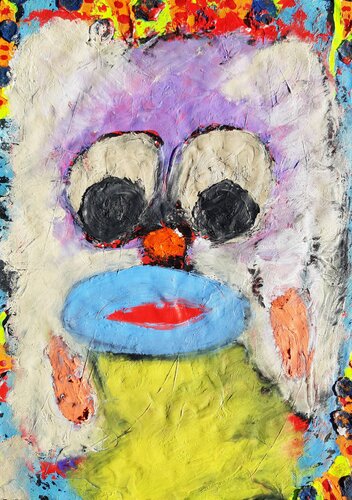 Big Eye Sweety von Kaweh Agah, Malerei kaufen auf Singulart
