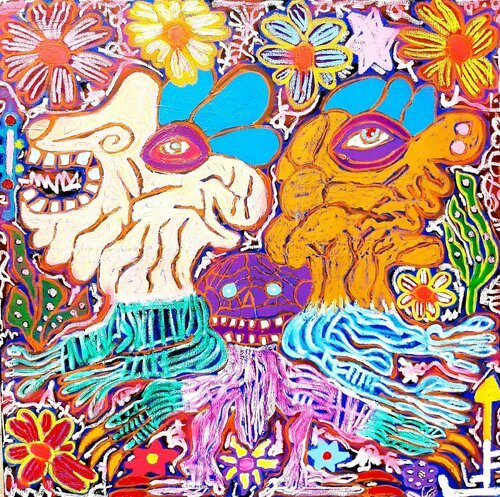 Die Wächter by Kaweh Agah, Painting for Sale on Singulart