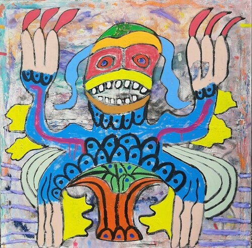 Flow van Kaweh Agah, Schilderij te koop op Singulart