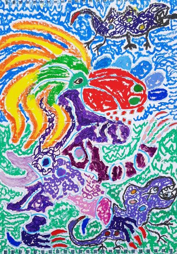 Der Wanderer von Kaweh Agah, Werk auf Papier kaufen auf Singulart