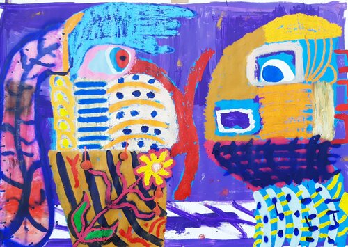 Heiden bleiben by Kaweh Agah, Work on Paper for Sale on Singulart