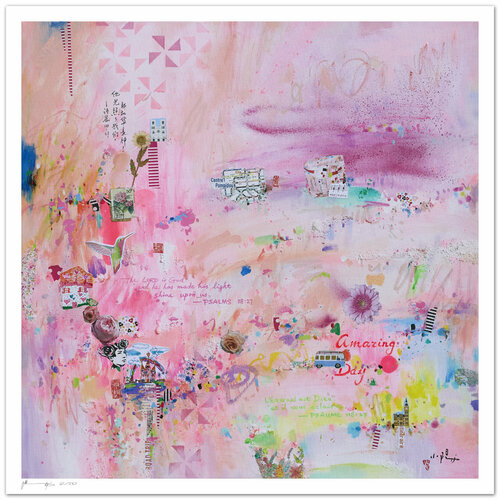 Amazing day with you - Impression d'art von Xiaoyang Galas, Druck kaufen auf Singulart