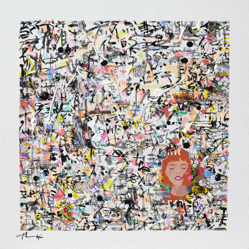 La prière sous le soleil von Xiaoyang Galas, Malerei kaufen auf Singulart