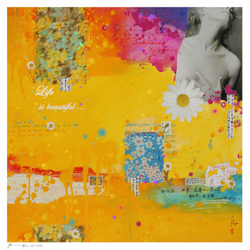 Life is beautiful - Impression d'art by Xiaoyang Galas, 인쇄 for Sale on Singulart