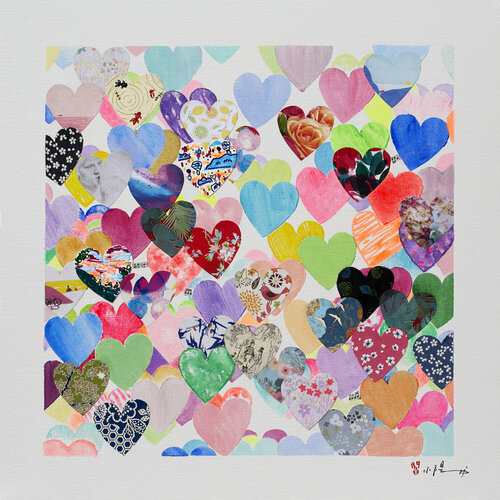 Love will save nature van Xiaoyang Galas, Schilderij te koop op Singulart