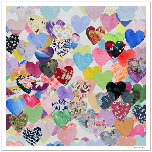 Love will save nature - Impression d'art von Xiaoyang Galas, Druck kaufen auf Singulart