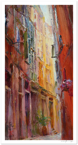 Promenade in Italy II - Impression d'art von Xiaoyang Galas, Druck kaufen auf Singulart