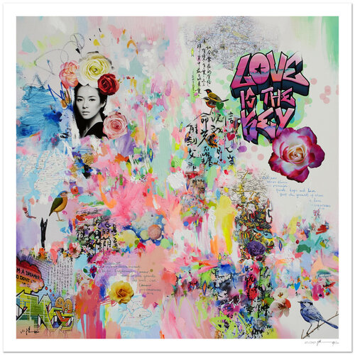 Love is the key - Impression d'art Xiaoyang Galas