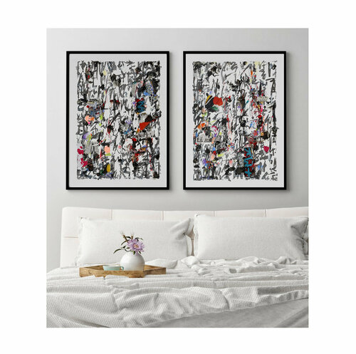 Prayer diptych - Impression d'art von Xiaoyang Galas, Druck kaufen auf Singulart