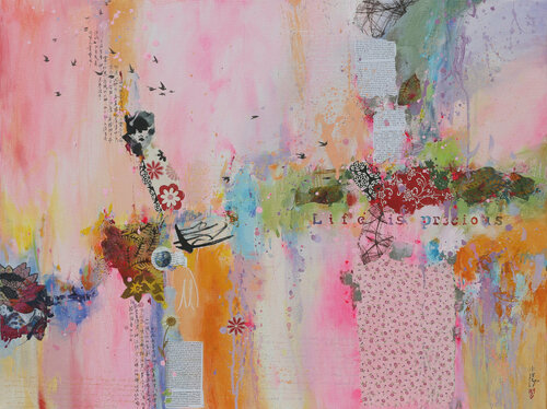 Life is precious - Impression d'art von Xiaoyang Galas, Druck kaufen auf Singulart