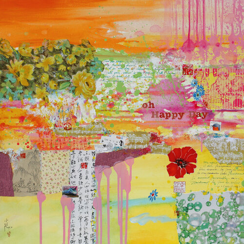 Oh Happy Day - Impression d'art von Xiaoyang Galas, Druck kaufen auf Singulart