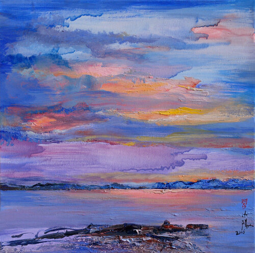 Petit  paradis - Impression d'art de Xiaoyang Galas, Impresión a la venta en Singulart