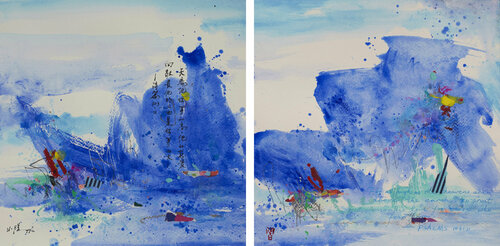 Ocean von Xiaoyang Galas, Werk auf Papier kaufen auf Singulart