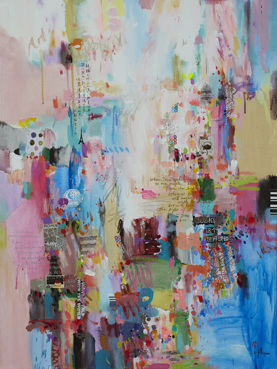 Talk with the world - Impression d'art Xiaoyang Galas