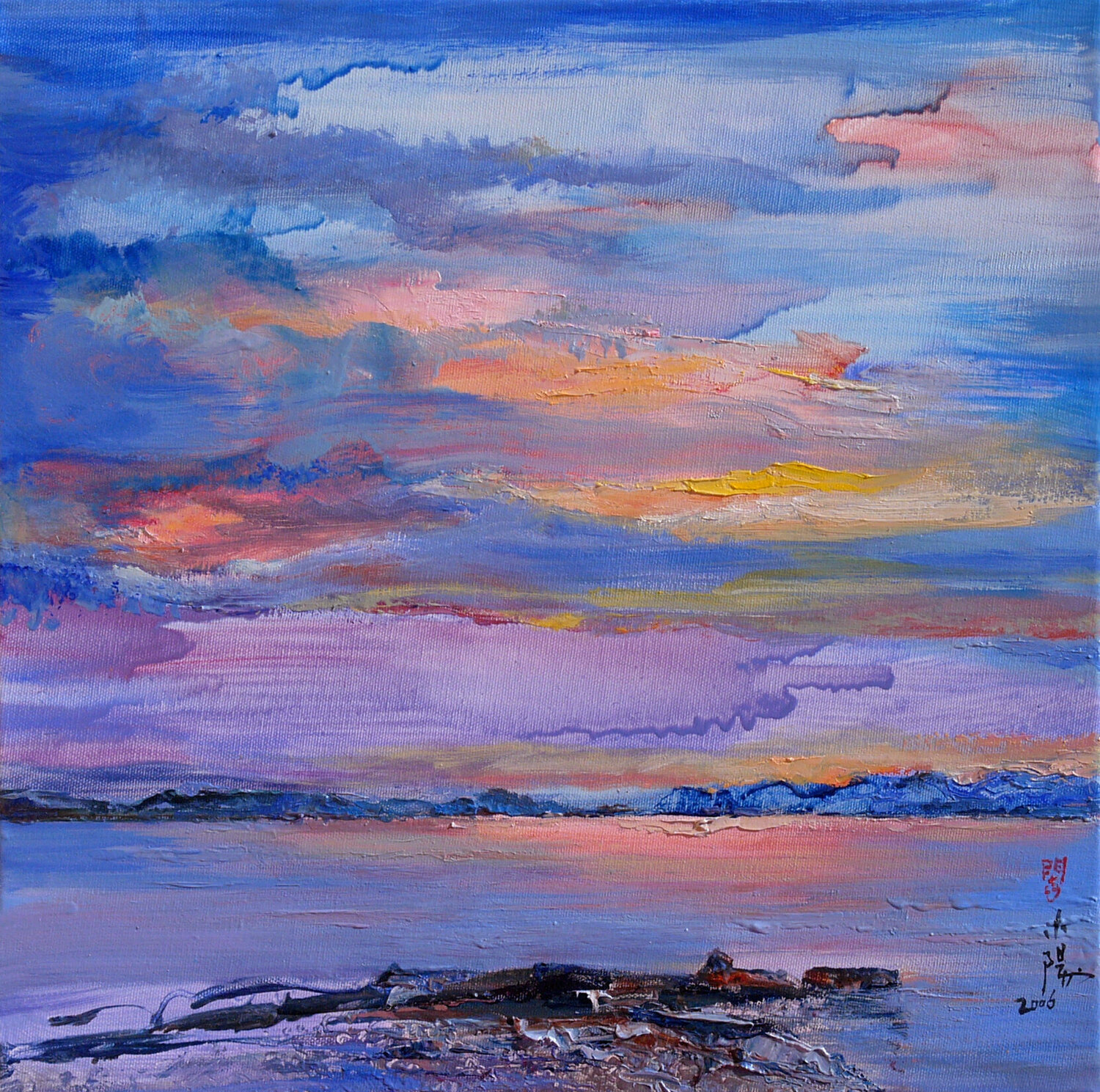 Petit  paradis - Impression d'art Xiaoyang Galas