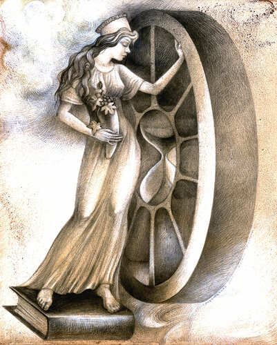 Wheel Of Fortune di Lana Korolievskaia, Stampa in vendita su Singulart