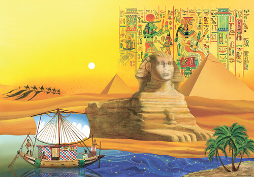Egyptian Memories von Lana Korolievskaia, Druck kaufen auf Singulart