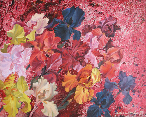 Irises von Lana Korolievskaia, Malerei kaufen auf Singulart