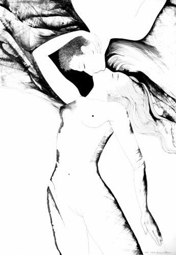 Kiss by Lana Korolievskaia, 소묘 for Sale on Singulart