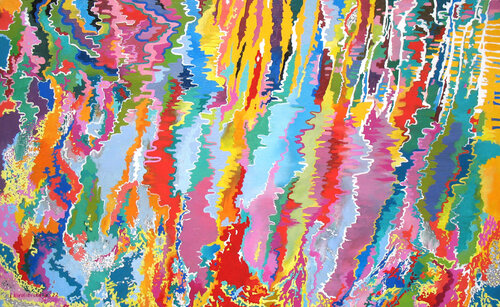 Great reboot di Lana Korolievskaia, Pittura in vendita su Singulart