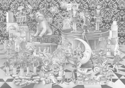 Toys von Lana Korolievskaia, Zeichnungen kaufen auf Singulart