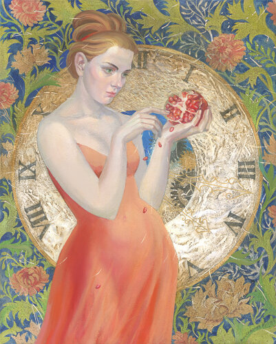 Fruit of pomegranate by Lana Korolievskaia, Print for Sale on Singulart