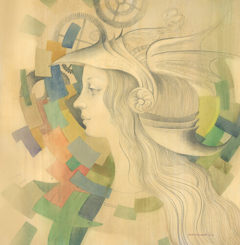 Time warrior by Lana Korolievskaia, Print for Sale on Singulart