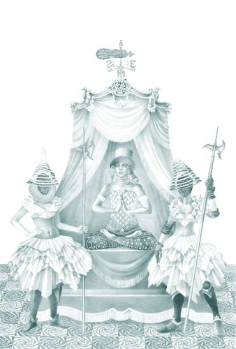 Tent of Princess-spring von Lana Korolievskaia, Zeichnungen kaufen auf Singulart