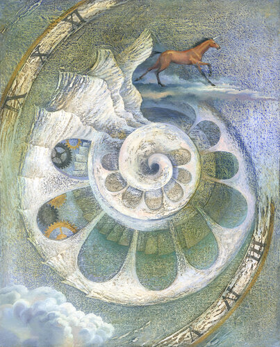 The palace of the Unicorn di Lana Korolievskaia, Stampa in vendita su Singulart