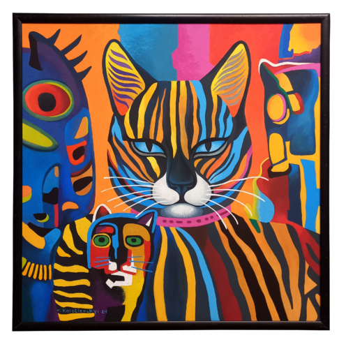 A  wakefulness of Reason reduces monsters by Lana Korolievskaia, Painting for Sale on Singulart