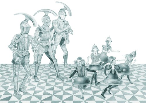 Hammer Attack par Lana Korolievskaia, Dessin en vente sur Singulart