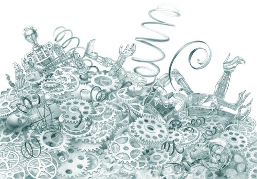 Destructive consequences of carelessness di Lana Korolievskaia, Disegno in vendita su Singulart