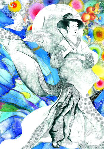 The whole world is in front of me von Lana Korolievskaia, Druck kaufen auf Singulart