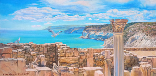 Cyprus. The Voice of Ruins von Lana Korolievskaia, Malerei kaufen auf Singulart