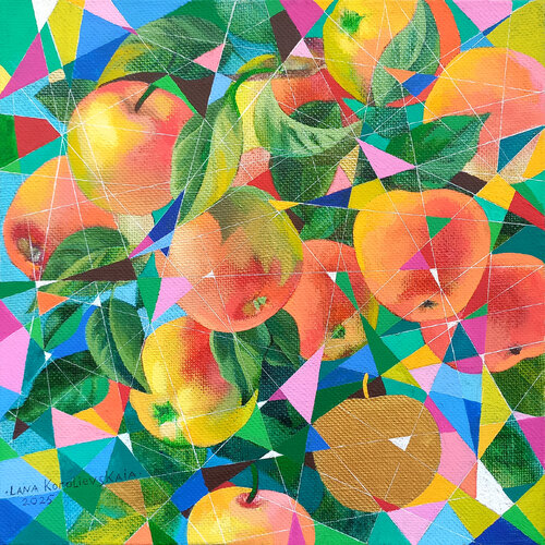 Apple aroma di Lana Korolievskaia, Pittura in vendita su Singulart